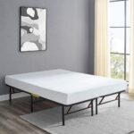 Amazon Basics Bed Frame with Storage, Foldable Metal Platform, Sturdy Steel, No Box Spring Needed, 14-inch High, Tool-Free Setup, Noise Free, Easy Assembly, Queen Size, Black - Image 11