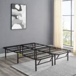 Amazon Basics Bed Frame with Storage, Foldable Metal Platform, Sturdy Steel, No Box Spring Needed, 14-inch High, Tool-Free Setup, Noise Free, Easy Assembly, Queen Size, Black - Image 12