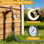 Garden Hose 100 FT, Non-Expanding Water Hose, Ultra-Light & Flexible, Burst-Resistant, Kink-Free, High-Pressure Garden Hose All-Weather Use for Lawns, Gardens, and Outdoor Cleaning - Image 6