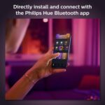 Philips Hue Smart Retrofit Recessed 5/6 Inch LED Downlight 4 Pack, White and Color Ambiance Color-Changing Light, 1100LM, Control with Hue App, Works with Alexa, Google Assistant and Apple HomeKit - Image 6