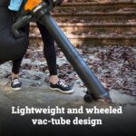 WORX Cordless Leaf Blower, 3 in 1 Blowers for Lawn Care with Leaf Vacuum & Leaf Mulcher, Electric Blower with Brushless Motor & 2 Speed Control, 2 × 4.0 Ah Batteries & Charger Included, WG583 - Image 6
