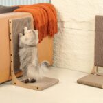 Zakkart 2-Pack Cat Scratching Board, 25.6'' Tall Cardboard L Shape Vertical Cat Scratchers for Indoor Cats, Cat Scratching Post for Wall and Couch, Large - Image 7