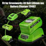 1 Pack 29472 Battery Replacement for Greenworks 40V Battery 6Ah(Green) | Compatible with Greenworks 40 Volt Batteries 29462 29472 - Image 6