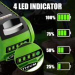 1 Pack 29472 Battery Replacement for Greenworks 40V Battery 6Ah(Green) | Compatible with Greenworks 40 Volt Batteries 29462 29472 - Image 7
