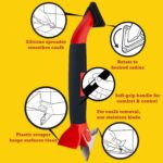 ALLWAY CT31 3-in-1 Caulk Tool for Removal and Application | Remove Old Caulk, Smooth Fresh Caulk - Image 3