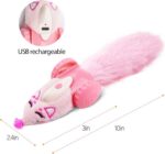 Migipaws Automatic Cat Toys, Plush Cat Mouse Toy, Interactive Toy for Indoor Cats, Smart Moving Kitten Toy, Rechargeable (Pink) - Image 7