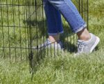 MidWest Homes for Pets 24-Inch Exercise Pen, for Indoor and Outdoor Use, 16 Sq Feet of Play, Single Door Folding Dog Pen, with Large Door Opening & Secure Latch, Easy to Set Up, Foldable Dog Playpen - Image 5