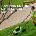Greenworks 82V 21 in Push Lawn Mower, 5.0 Ah Battery and Charger - Image 3