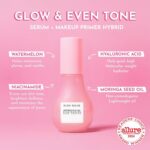 Glow Recipe Watermelon Niacinamide Dew Drops, Korean Niacinamide Serum Drops, Hydrating Face Serum + Primer & Liquid Highlighter, Hyaluronic Acid, Dewy Glow (40ml) - Image 3