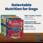Blue Buffalo Delectables Variety Pack Dog Food Topper, 3 oz, 24 ct - Image 4