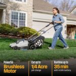 Westinghouse 40V 18 Inch Brushless Cordless (Push) Lawn Mower, 6 Height Positions, 2 4.0Ah Batteries and Charger Included - Image 3