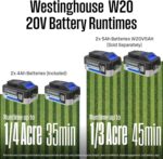 Westinghouse 40V 18 Inch Brushless Cordless (Push) Lawn Mower, 6 Height Positions, 2 4.0Ah Batteries and Charger Included - Image 9