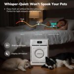 Pet Air Purifier, Dual-sided Washable H13 HEPA, 2500 Sq Ft, App | Dual-Sided Pet Hair Intake, Smart APP Control, Washable Pre-Filter, PM2.5 Sensor, Auto mode, 25 dB Sleep Mode, Child Lock - Image 6
