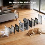 Pet Air Purifier, Dual-sided Washable H13 HEPA, 2500 Sq Ft, App | Dual-Sided Pet Hair Intake, Smart APP Control, Washable Pre-Filter, PM2.5 Sensor, Auto mode, 25 dB Sleep Mode, Child Lock - Image 7