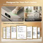 Pet Air Purifier, Dual-sided Washable H13 HEPA, 2500 Sq Ft, App | Dual-Sided Pet Hair Intake, Smart APP Control, Washable Pre-Filter, PM2.5 Sensor, Auto mode, 25 dB Sleep Mode, Child Lock - Image 10