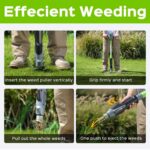 Weed Puller Tool, 21V Powerful Garden Tools Electric Weeding Tool | Gardening Tools Weeder Tool with 2.0Ah Battery and Charger, 3-Claw Steel Head for Smooth Weeding, Gifts for Men Women - Image 6