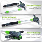 Weed Puller Tool, 21V Powerful Garden Tools Electric Weeding Tool | Gardening Tools Weeder Tool with 2.0Ah Battery and Charger, 3-Claw Steel Head for Smooth Weeding, Gifts for Men Women - Image 8
