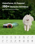 Segway Navimow i210 AWD Robot Lawn Mower Wire Free, 0.25 Acre, 45% Slopes | Perimeter Wire-Free Setup, NRTK-Vision Auto Mapping, 2–3.6-Inch Cutting Height, 5.1Ah Battery, 20-Zone App Control - Image 8