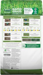 Scotts Turf Builder Rapid Grass Tall Fescue Mix, 5.6 lbs. | Combination Grass Seed and Fertilizer for Lawns, Lawn Seed That Grows in Just Weeks - Image 4