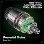 Greenworks 48V 17 in Push Lawn Mower, (2) 4.0 Ah Batteries, Charger - Image 5