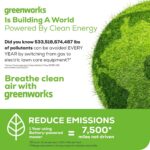 Greenworks 48V 17 in Push Lawn Mower, (2) 4.0 Ah Batteries, Charger - Image 14