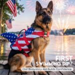ASENKU Dog Life Jacket - Pet Safety Vest for Swimming & Boating, Shark Life Jacket with Floatation, Dog Lifesavers Swimsuits for Small Medium Large Dogs (RedFlag, L) - Image 7