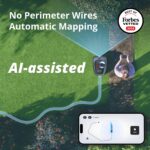 Segway Navimow i110N Robot Lawn Mower Perimeter Wire Free 1/4 Acre RTK+Vision Robotic Lawnmower, AI-Assisted Mapping, Virtual Boundary, APP Control, 58dB(A) Quiet, Multi-Zone Management - Image 3