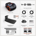 Segway Navimow i110N Robot Lawn Mower Perimeter Wire Free 1/4 Acre RTK+Vision Robotic Lawnmower, AI-Assisted Mapping, Virtual Boundary, APP Control, 58dB(A) Quiet, Multi-Zone Management - Image 8