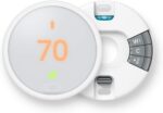 Google, T4000ES, Nest Thermostat E, Smart Thermostat, White (Renewed) - Image 3