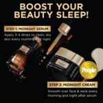L'Oreal Paris Age Perfect Anti-Aging Midnight Face Serum, Reduce Wrinkles 1oz + Eye Cream Sample - Image 4