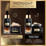 L'Oreal Paris Age Perfect Anti-Aging Midnight Face Serum, Reduce Wrinkles 1oz + Eye Cream Sample - Image 7