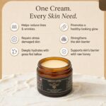 Terra Lotus - Organic Grass-Fed Beef Tallow Balm with Raw Honey - Moisturizing Cream - Handmade All-Natural Moisturizer (2 Oz, Unscented) - Image 4