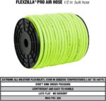 Flexzilla Pro Air Hose, Bulk Plastic Spool, 1/2 in. x 250 ft, Heavy Duty, Lightweight, Hybrid, ZillaGreen - HFZ12250YW - Image 5