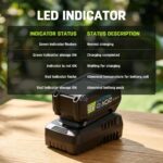 STEELITE Cordless Lawn Mower, 20V Battery Powered Lawn Mower 13 Inch, Brushless Electric Lawn Mower with 4.0Ah Battery and Charger, Walk Behind Mower for Small Yards - Image 9