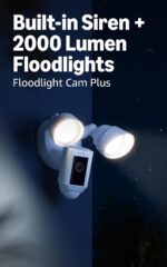 Ring Battery Doorbell (newest model), Speckled Gray with Floodlight Cam Plus, White - Image 7