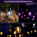Philips Hue Festavia Globe Outdoor String Lights, White & Color Ambiance, 45ft,16 Bulbs, Dimmable, Control with Hue App or Voice, Bridge Required - Image 9