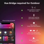 Philips Hue Festavia Globe Outdoor String Lights, White & Color Ambiance, 45ft,16 Bulbs, Dimmable, Control with Hue App or Voice, Bridge Required - Image 11