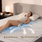 Queen Mattress, 12 Inch Queen Size Mattress Hybrid Medium Firm, | 7-Zone Pocket Spring Memory Foam Mattress in a Box for Back Pain & Pressure Relief,Motion Isolation,CertiPUR-US Certified - Image 5