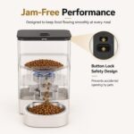 Smart Automatic Cat Feeder with App Control, 4L Timed Dry Food Dispenser, Up to 10 Meals per Day, 10-Second Voice Recorder, Dual Power Supply, for Cats & Small Dogs - Image 5