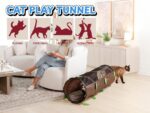 48" Cat Tunnel Mesh Play House | Collapsible Design | Breathable Mesh | Indoor & Outdoor | Connects to Cat Tents - Image 5