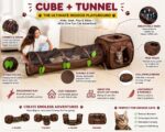 48" Cat Tunnel Mesh Play House | Collapsible Design | Breathable Mesh | Indoor & Outdoor | Connects to Cat Tents - Image 7