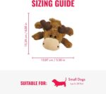 KONG Cozie Marvin Moose and SqueakAir Balls, 3 Pack, for Small Dogs | Soft Plush Moose for Indoor Cuddle Play Paired with Durable SqueakAir Balls for Lively Fetch & Outdoor Fun - Image 3