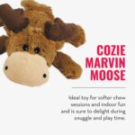 KONG Cozie Marvin Moose and SqueakAir Balls, 3 Pack, for Small Dogs | Soft Plush Moose for Indoor Cuddle Play Paired with Durable SqueakAir Balls for Lively Fetch & Outdoor Fun - Image 4