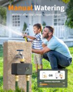 Diivoo Brass WiFi Sprinkler Timer 2 Zone for Garden Hose Remote Control | Smart Water Timer Compatible with Alexa and Google Home,12 Irrigation Plans,Rain Delay & Manual Watering for Garden,Lawn,Yard - Image 6