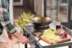 Cuisinart Outdoor Wok Station with Rear Wheels, 14" Steel Pan, 50,000 BTU - Image 8