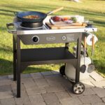 Cuisinart Outdoor Wok Station with Rear Wheels, 14" Steel Pan, 50,000 BTU - Image 9