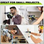 WORKPRO 8V Cordless Drill Set with Battery and Charger, 3/8" Keyless Chuck | Electric Power Drill, 2.0Ah Battery, Variable Speed, Portable for Home Improvement & DIY - Image 8