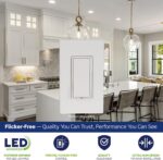 Leviton Decora Slide LED Advanced Dimmer Switch for 150W Dimmable LED, Halogen and Incandescent Bulbs and Fixtures, DSL01-LW, White - Image 3