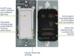 Leviton Decora Slide LED Advanced Dimmer Switch for 150W Dimmable LED, Halogen and Incandescent Bulbs and Fixtures, DSL01-LW, White - Image 4
