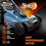 SENIX X6 60V Max 21" 3-in-1 Self-Propelled Mower w/ 8Ah Battery & Charger, Smart Display, 7-Level Adj. (Mower & Battery Shipped Separately) | 3 in 1 and 7-Height Adjustment, 60mins Runtime for Garden, Small Yard - Image 7